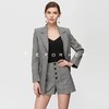 19SSDU156 布鲁灰格纹假两层西装两件套 商品缩略图3