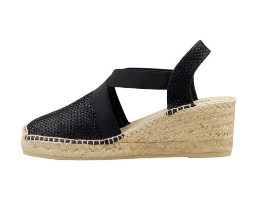 西班牙原产redlake女草编鞋301s黑色