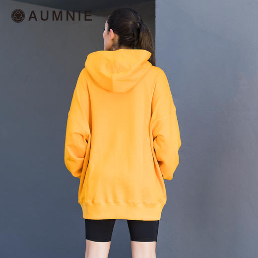 琥珀LOGO连帽上衣 NEW LOGO HOODIE  秋冬运动休闲罩衫 商品图5