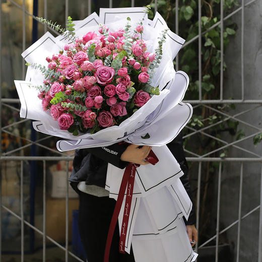 熊抱巨型混搭超大花束送女朋友老婆生日告白纪念日情人节送花浪漫惊喜