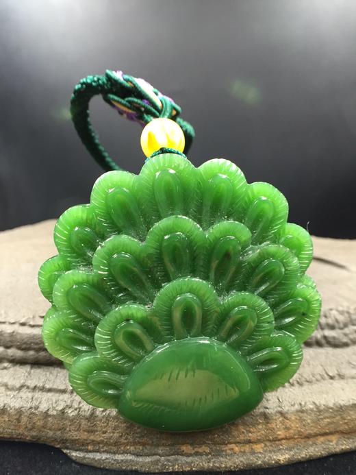 【富贵吉祥】和田玉（碧玉）挂件 商品图3