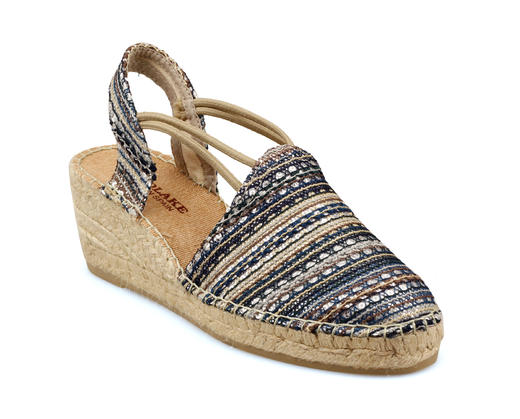 西班牙原产redlake女草编鞋 501rk-蓝色