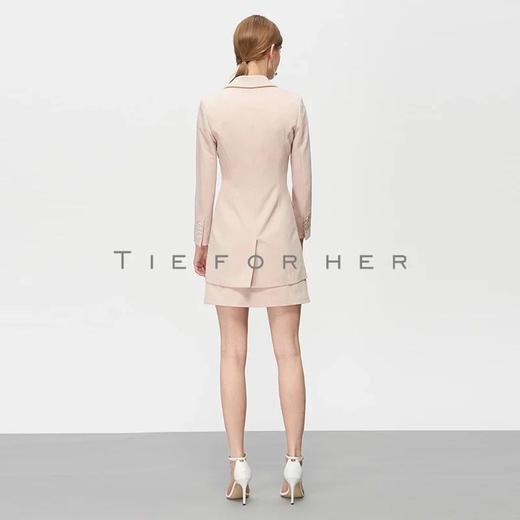 19SSDU145 蔷薇粉不规则分割半裙两件套 商品图4