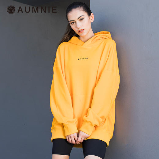 琥珀LOGO连帽上衣 NEW LOGO HOODIE  秋冬运动休闲罩衫 商品图2