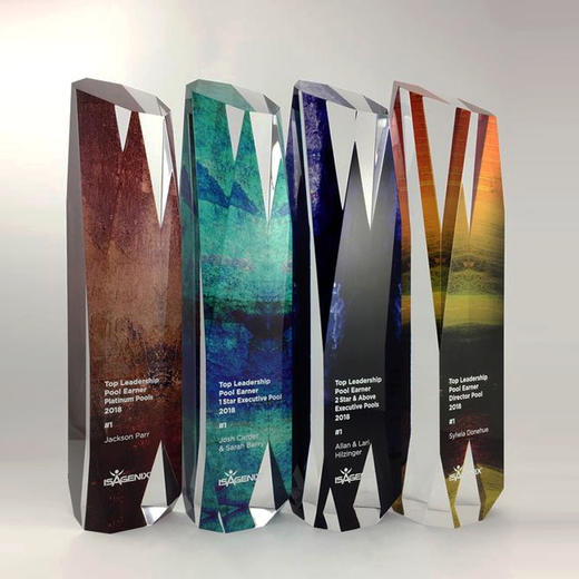 2018新款高档水晶奖杯定制定做创意奖杯 商品图4