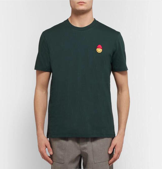 点此购买 鸡蛋笑脸情侣亲子t恤 青 115516