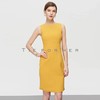 19SSDU147 向日葵黄多线分割无袖连衣裙 商品缩略图3