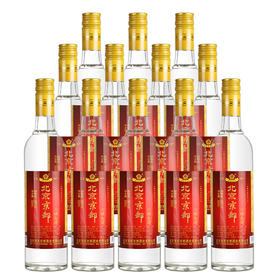 【推荐】京都 二锅头 56度  白酒 500ml *12瓶 红色【整箱装】