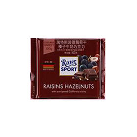 100g瑞特斯波德葡萄干榛子牛奶巧克力