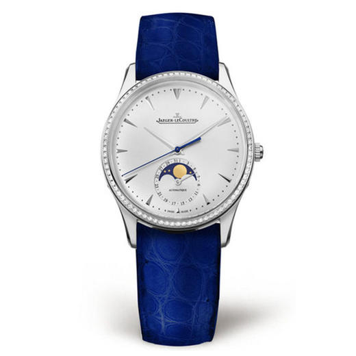 积家 Jaeger-LeCoultre 大师系列超薄月相女士自动机械腕表 Q1258401 商品图0