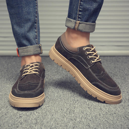 【男鞋】小白鞋男士马丁鞋韩版潮流英伦百搭休闲鞋子工装鞋 商品图1