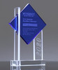 菱形水晶奖杯高档奖杯定制 商品缩略图0