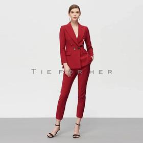 19SSDU117 杰斯特红双排西装两件套