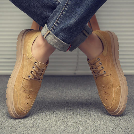 【男鞋】小白鞋男士马丁鞋韩版潮流英伦百搭休闲鞋子工装鞋 商品图2