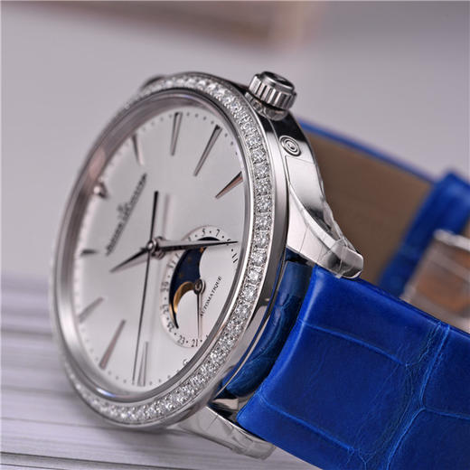 积家 Jaeger-LeCoultre 大师系列超薄月相女士自动机械腕表 Q1258401 商品图2