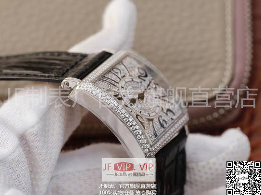 GF法兰克穆勒6002 M QZ R，36.5X36.5MM规格。原装1：1开模，采用与正品一模一样的瑞士原装Ronda石英机芯，并非远东Ronda 商品图4