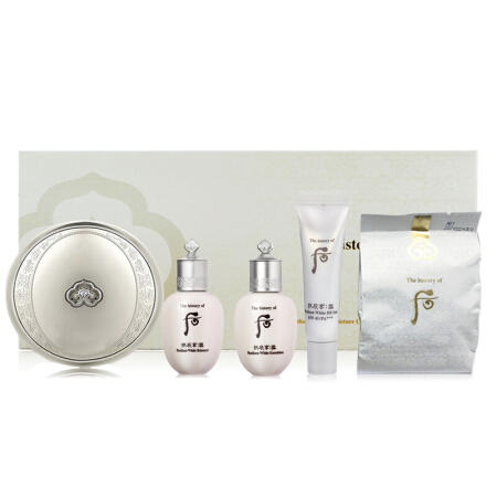 西安关区韩国whoo后雪美白气垫套盒21