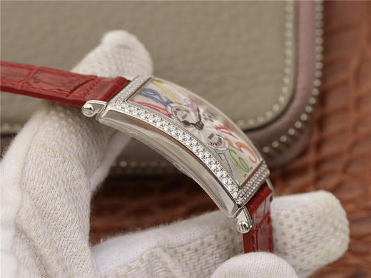 GF法穆兰Long Island（长岛）952QZ腕表，表径：36.60 X26毫米。女士腕表，皮表带，石英机芯，密底 商品图4