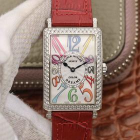 GF法穆兰Long Island（长岛）952QZ腕表，表径：36.60 X26毫米。女士腕表，皮表带，石英机芯，密底