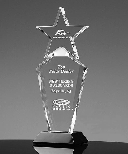 明日之星造型奖杯工艺奖品定制 商品图0