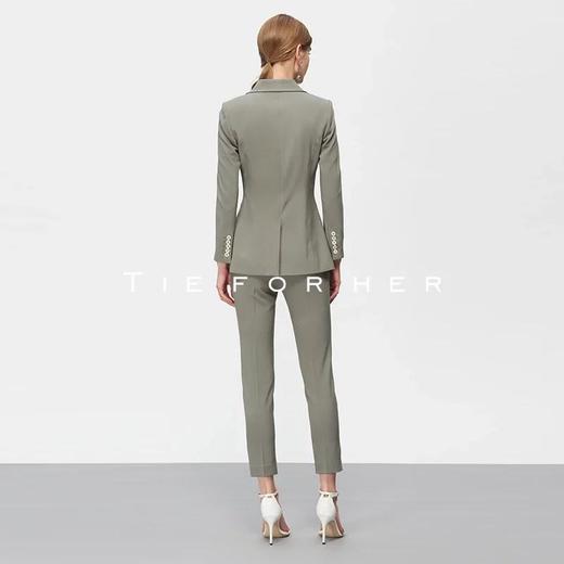 TF215 松绿色双排扣西装两件套 商品图1
