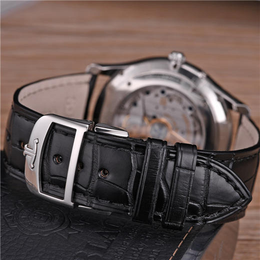 积家 Jaeger-LeCoultre 大师系列自动机械男士腕表 Q1378420 商品图5