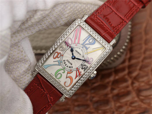 GF法穆兰Long Island（长岛）952QZ腕表，表径：36.60 X26毫米。女士腕表，皮表带，石英机芯，密底 商品图2