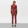 TF219 嘉年红格纹双排扣西装两件套 商品缩略图1
