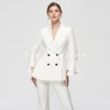 19SSDU56 梨花白荷叶边西装两件套 商品缩略图1