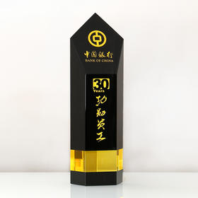 奖杯水晶定制公司企业颁奖活动比赛高档优秀员工年会奖牌定做