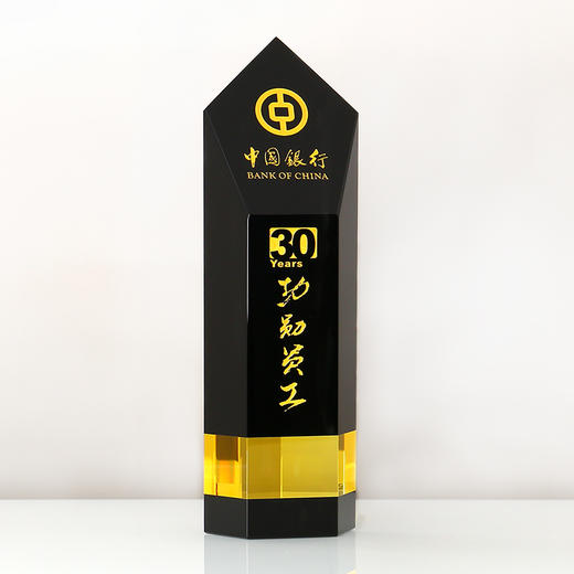 奖杯水晶定制公司企业颁奖活动比赛高档优秀员工年会奖牌定做 商品图0