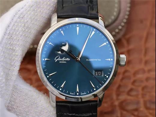 格拉苏蒂原创议员大日历月相腕表，正品开模。【新款亮点】表壳升级到42毫米，表盘比例与日历窗口更大接近原装 商品图1