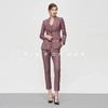 TF208 葡萄紫格纹西装三件套 商品缩略图1