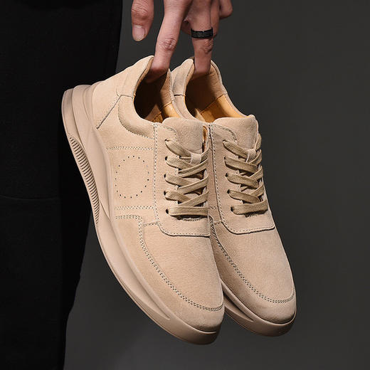 【服饰鞋包】运动男鞋猪皮英伦低帮马丁靴男复古休闲板鞋男学生 商品图1