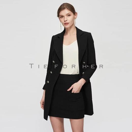 19SSDU96 黛黑色西装两件套 商品图1