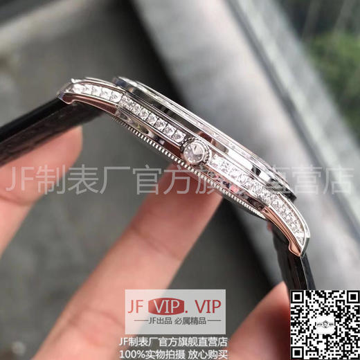 N江诗丹顿（Vacheron Constantin)传承系列机械男表，和原装一样尺寸一样重量！42mm x 6mm，超薄机械表，搭载原装进口9015机械机芯 商品图5