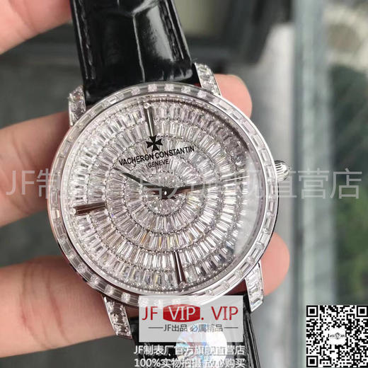 N江诗丹顿（Vacheron Constantin)传承系列机械男表，和原装一样尺寸一样重量！42mm x 6mm，超薄机械表，搭载原装进口9015机械机芯 商品图0