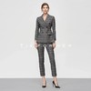 TF214 交通黑格纹西装两件套 商品缩略图0