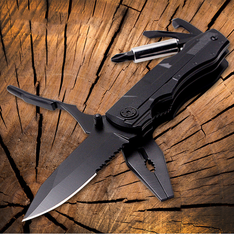 户外旅行多功能刀钳 便携折叠工具钳