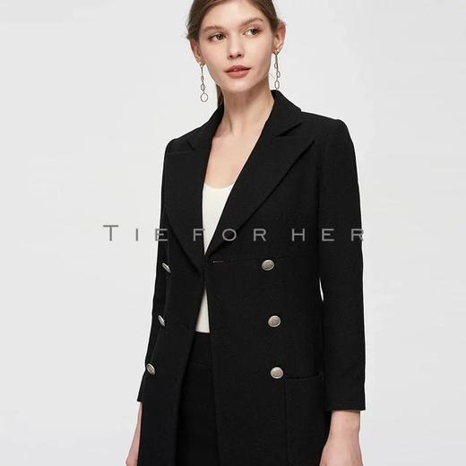 19SSDU96 黛黑色西装两件套 商品图2