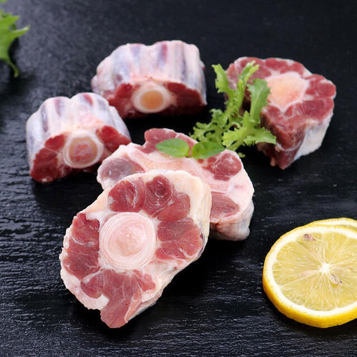 原切生制切块牛尾巴500g