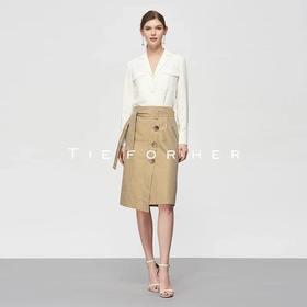 19SSDU28 淡奶白西装领衬衫