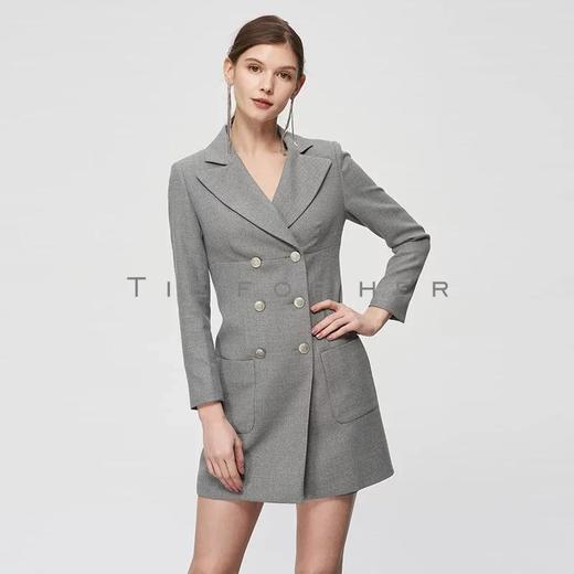 19SSDU97 骑士灰包裙西装两件套 商品图1