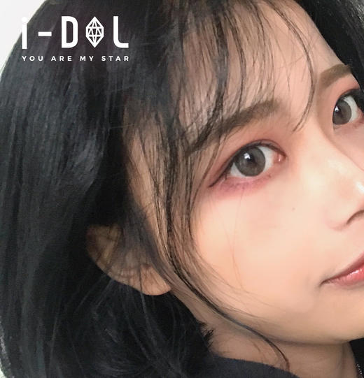 idol x abucon roze迷雾棕 小混血 14.0 半年抛美瞳 含硅水凝胶 商品图6