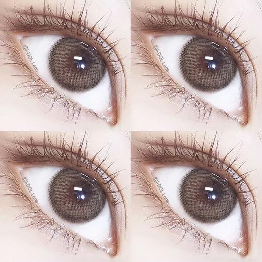 idol x abucon roze迷雾棕 小混血 14.0 半年抛美瞳 含硅水凝胶 商品图1