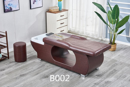 B-002造型洗头床（带凳）2.1*70 商品图1
