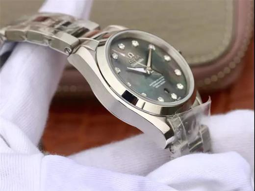 3S欧米茄海马AQUA TERRA150米女款8520。壳套重新开模升级，细节到位，打磨精细，延续3s一贯优秀品控做工。 商品图5