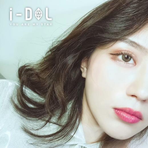 idol x abucon roze迷雾棕 小混血 14.0 半年抛美瞳 含硅水凝胶 商品图7