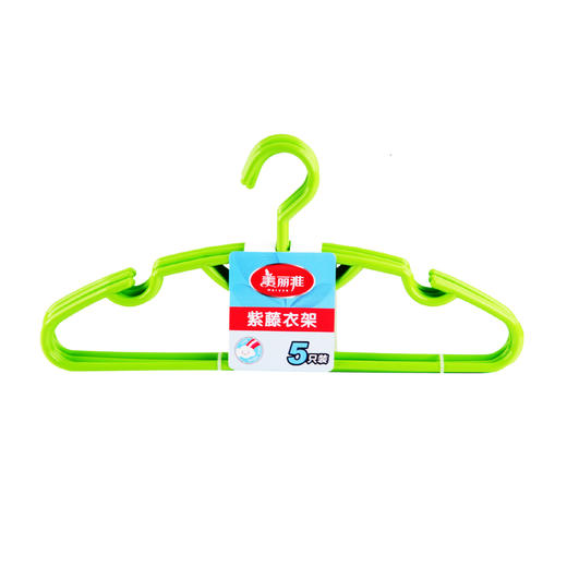 美丽雅紫藤衣架5支装 商品图0