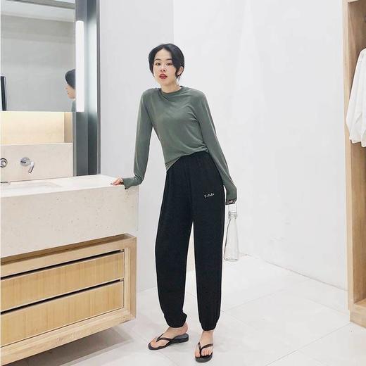 【舒适轻柔 裸感体验】仙女宅宅裤女居家懒人裤子外穿九分裤 商品图6